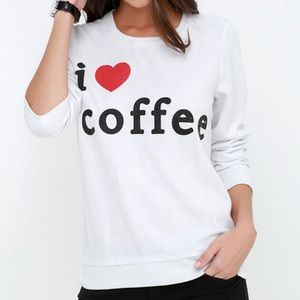 Ultra soft “I ❤️ Coffee” Chaser Brand too